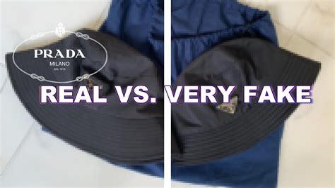 fake prada hat|Prada bucket hat authenticity.